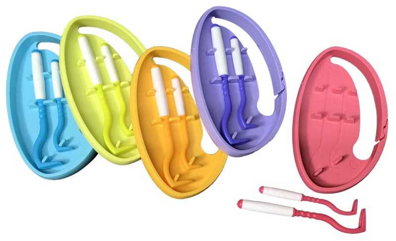 TickTwister by OTOM 2 hook belt clips 5 colors